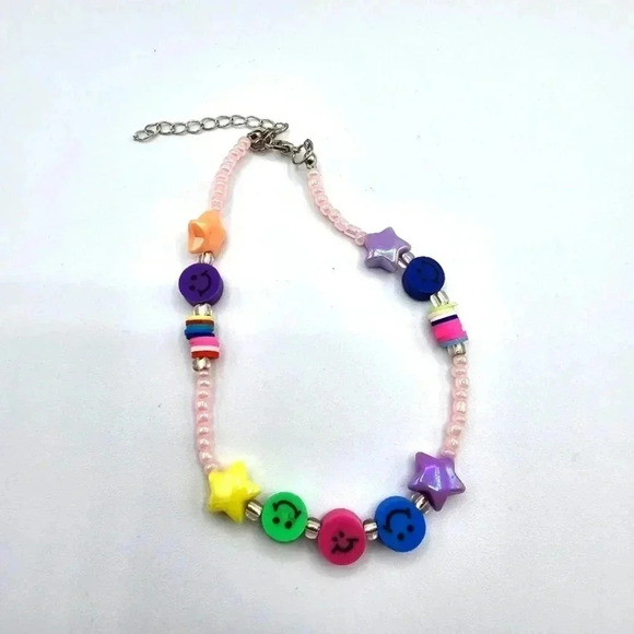Bead Elastic Fashion Jewelry Bracelet NWT - Picture 1 of 2